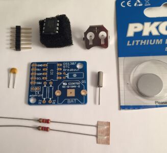The Real Time Clock (RTC) DS1307 breakout board kit