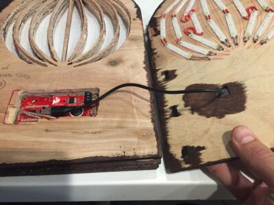 These are the guts of the display