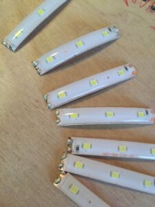 Cutting the waterproof LED edges made this a lot easier
